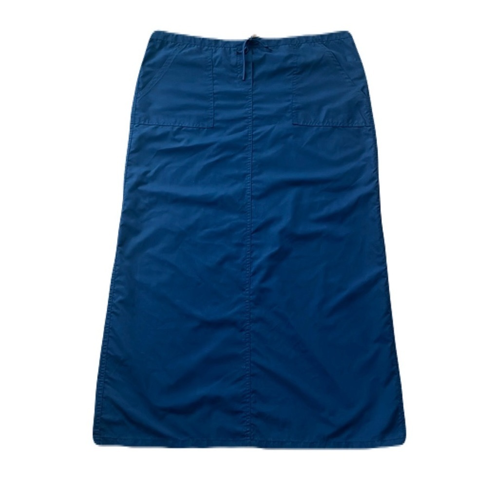 Vintage Elan Sport Wear Maxi Navy Skirt Size M